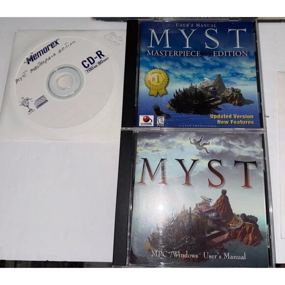 MYST by Broderbund for PC/CD ROM 1996 Big Box Complete Guide Journal Hints - Picture 7 of 10